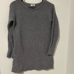 J Jill Wool Silk Cotton Blend Gray Sweater Size XS Petite
